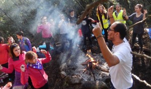 Scouts cantando