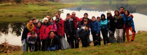scouts na saída de observación de aves