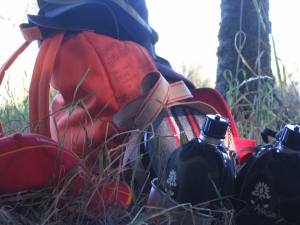 mochila cantimplora
