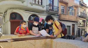 Orientación urbana en Lugo cos scouts
